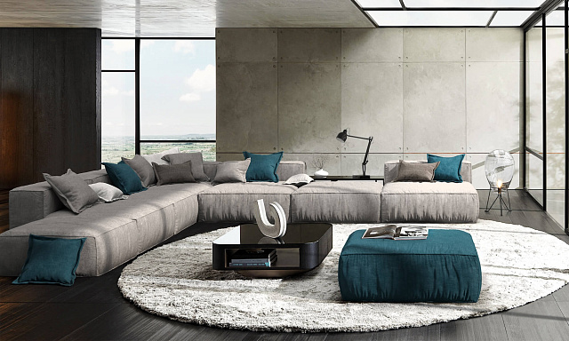 Долговечный мягкий диван Фри Лаунж от Gliver 